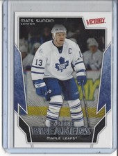 Mats Sundin, 2007-08 Victory Game Breakders  Hockey Card  #GB22 (A)