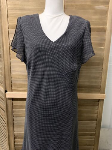 Vintage MSK Womens Fit & Flare Business Casual Dress Size 16 Maxi Party Boho Y2K - Picture 2 of 5