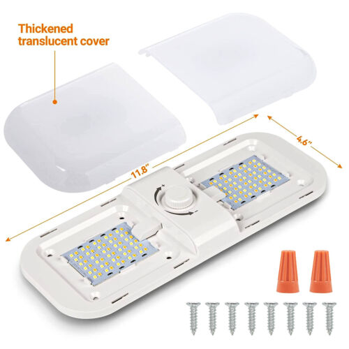 12V& 24V LED Innenraumleuchte Deckenlampe Wohnmobil Stufenlos Dimmbar Knöpfe NEU - Bild 5 von 10