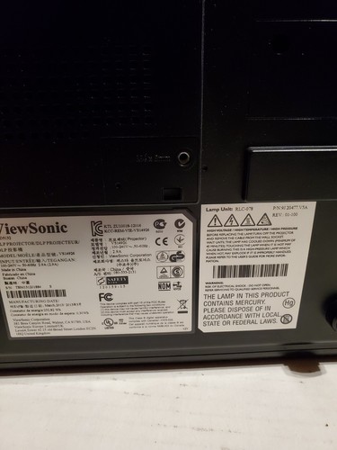 ViewSonic PJD5132 DLP Projector (VS14926) 15000:1 -4:3- 800x600 In Original Box - Picture 8 of 8