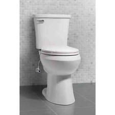 Home Glacier Bay Power Flush 12" Rough In 2-pc 1.28 GPF Single Flush Elongated Toilet