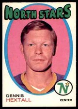 1971-72 O-PEE-CHEE DENNIS HEXTALL MINNESOTA NORTH STARS #244 NRMT+