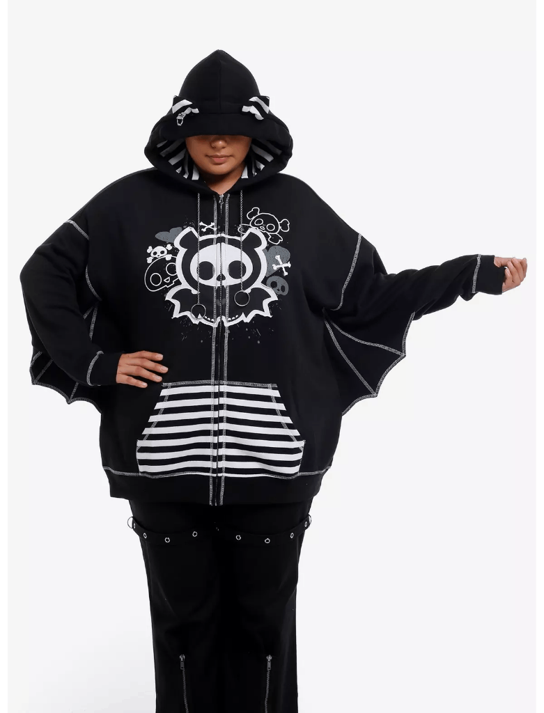 Skelanimals Diego Bat Wing Hoodie Plus Size 1, XL | eBay
