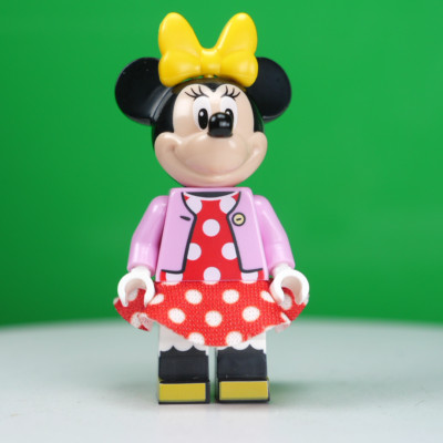LEGO (R) Minnie Mouse Minifig with Skirt From New Train Set 43212 dis089