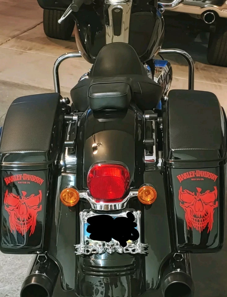 Evil Skull Sticker Scary Skeleton Decal Car Truck Window Vinyl skulls - Image 2 of 4