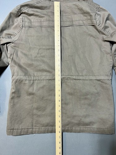 Women’s Lucky Brand Tan Utility Hooded Jacket Size Medium - Picture 12 of 12