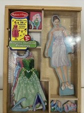 Wooden Magnetic Dress-up Princess by Melissa  Doug 15 Piece Set