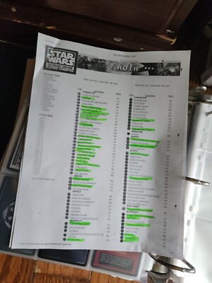 Star Wars CCG - Hoth Singles - You Pick! - BB - Black Border