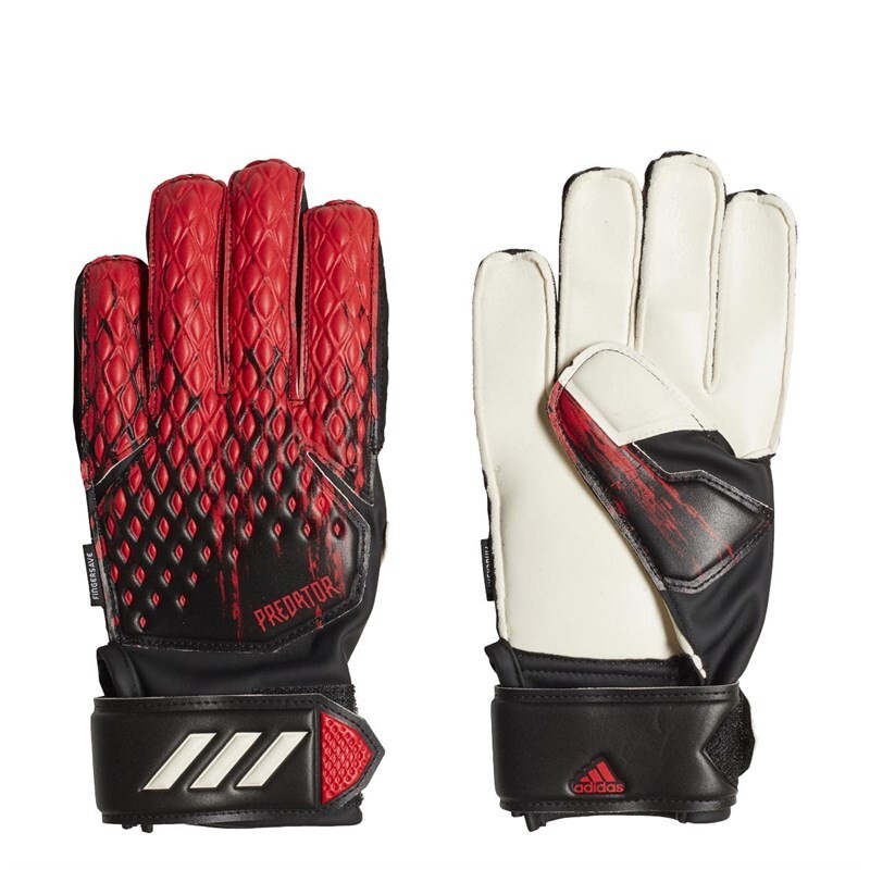 Guantes De Portero Adidas Predator 20 Match Negros - Adultos / Jóvenes - Talla 4
