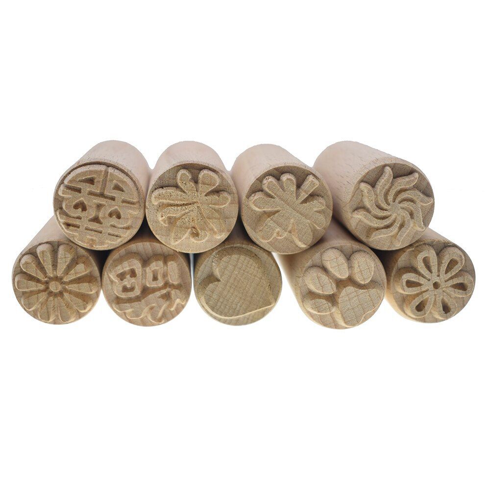 Wholesale CHGCRAFT Dragonfly Pattern Wooden Clay Stamp for DIY Creation Clay  Tool Clay Pottery Tool 