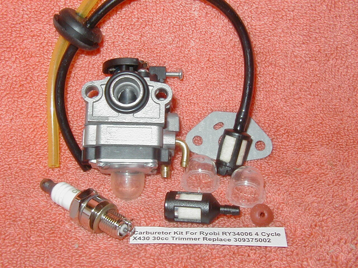 Carburetor For Ryobi RY13016 RY34006 4 Cycle C430 X430 30cc Trimmer  309375002