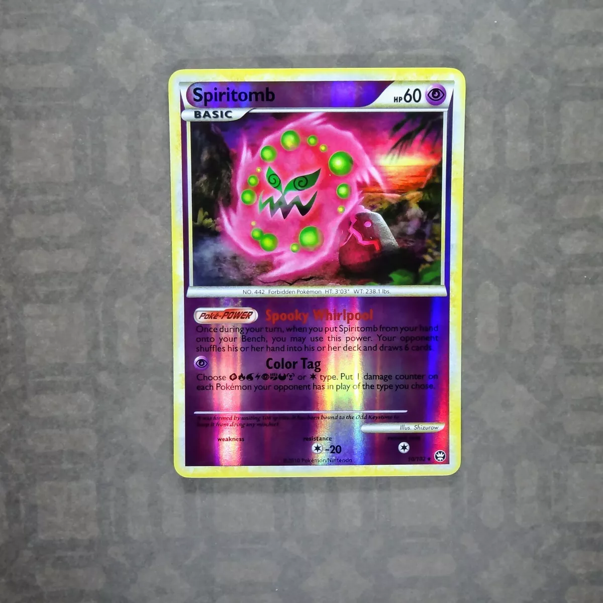 Pokémon TCG Spiritomb HS-Triumphant 10/102 Holo Holo Rare