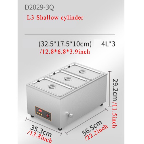 1000W Electric Chocolate Melter Maker Commercial Stainless Steel Heater Machine - Picture 16 of 18