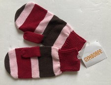 NWT Gymboree Sweet Treats Size 8 and Up Stripe Sweater-Knit Mittens