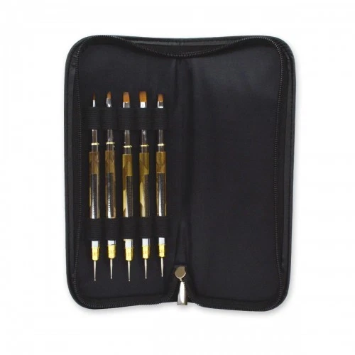 Christrio- Gold Brush Set