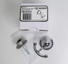 New MOEN Brantford Double Robe Hook  Chrome  Metal  YB2203CH  FREE SHIPPING