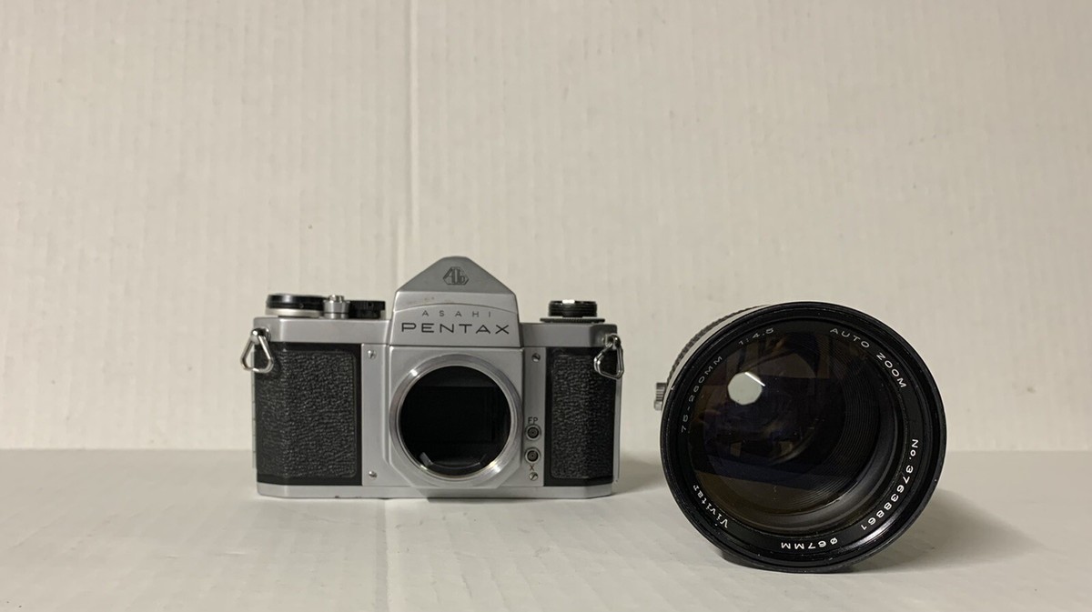 Asahi Pentax S2 'Super' Film Camera & Vivitar 75-260mm f4.5 Lens