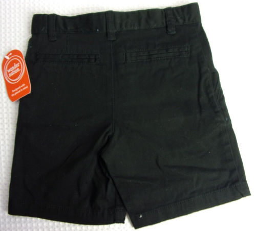 Wonder Nation Woven Flat Front Shorts Black, Size 7, School Uniform Approve NWT - Picture 2 of 4