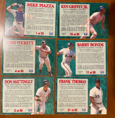 Post 1994 Baseball 30 Card Set 1994 Collector Cards | eBay