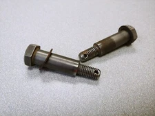 PAIR OF USED ORIGINAL PORSCHE 911 912 SWB TIE ROD FORK SHOULDER BOLTS W WASHERS