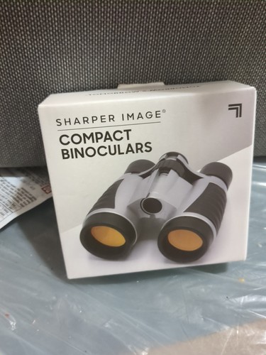 Compact Binoculars RubyCoated Glare-Free Optics w/Strap & Case Sharper Image New - 第 1/6 張圖片