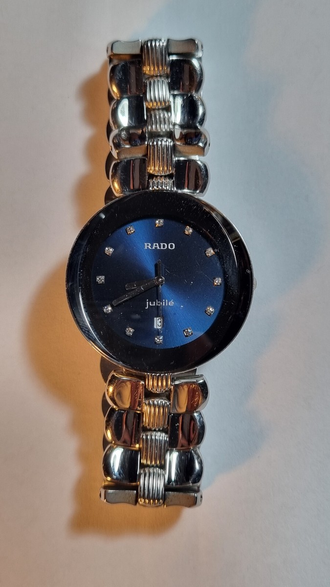 RADO Jubile 腕時計 Rado Jubile Swiss Men's Tungsten Steel Date Diamond Dial