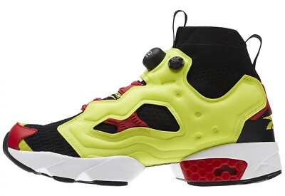 Reebok Instapump Fury OG Ultraknit Black Hyper Green BS6367 Men's