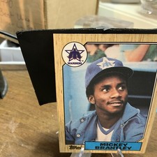 1987 Topps #347 Mickey Brantley Seattle Mariners Baseball Card