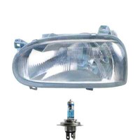 Halogen Scheinwerfer Rechts H4 FüR VW Golf III Cabriolet Variant Inkl. Lampen
