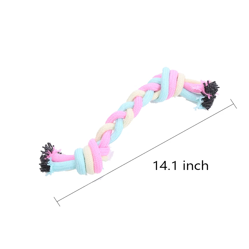 6 Pack Braided Rope Durable Dog Toys for Small Medium Large Dogs Interactive  - Image 4 of 4