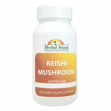 Reishi Mushroom Capsules 120 Count 500mg (Ganoderma Lucidum) Free Shipping