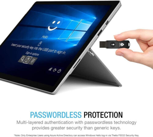 Thetis FIDO2 Security Key Passkey via Connect USB A ,TOTP , HOTP - Picture 5 of 7