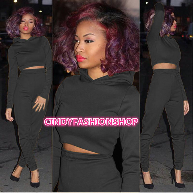 New Women Hooded Crop Top Bodycon Club Playsuits Slim Elegant Party Jumpsuit