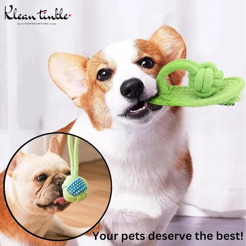 Set of 9 Dog Rope Toys Braided Rope Chew Play for Aggressive Chewers Cotton Toys - Picture 17 of 24