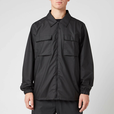 Rains Ultralight Zip Shirt Size XS/S Black Water resistant
