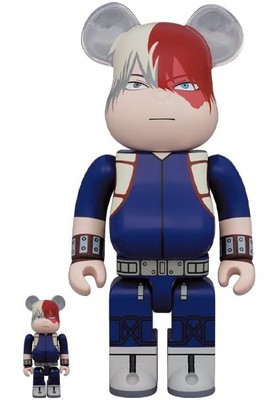 BE@RBRICK Todoroki Shoto 100% & 400% Bearbrick Action Figure My 
