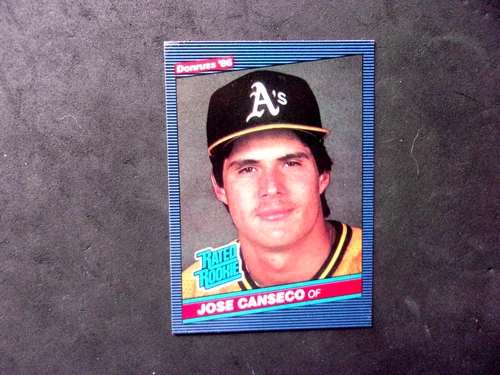 ROOKIE 1986 DONRUSS #39 JOSE CANSECO..NO CREASES..OAKLAND ATHLETICS