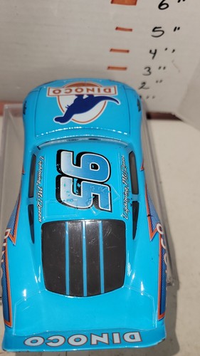 Disney Pixar Cars - JADA- 1:24 SCALE DINOCO LIGHTNING MCQUEEN DIECAST MODEL-USED - Picture 5 of 19