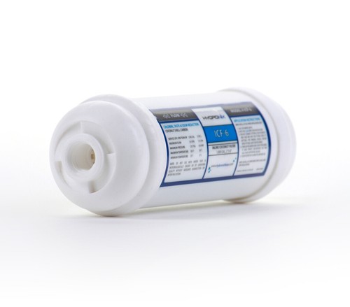 Inline RO Post Fridge Ice Coconut GAC Water Filter 6", 1000 Gal, 1/4" NPT Ports - Picture 2 of 3