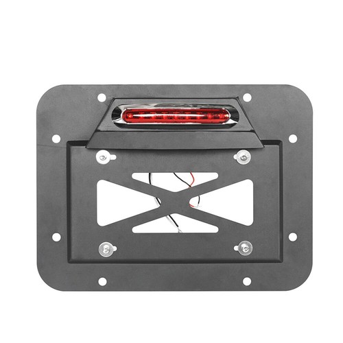 Hooke Road Spare Tire License Plate Relocation Braket For Jeep Wrangler JK 07-18 - Picture 8 of 11