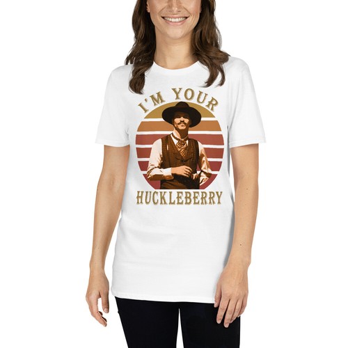 I'm Your Huckleberry Vintage T-shirt Doc Holiday Tombstone Graphic Tee Shirt - Picture 30 of 30