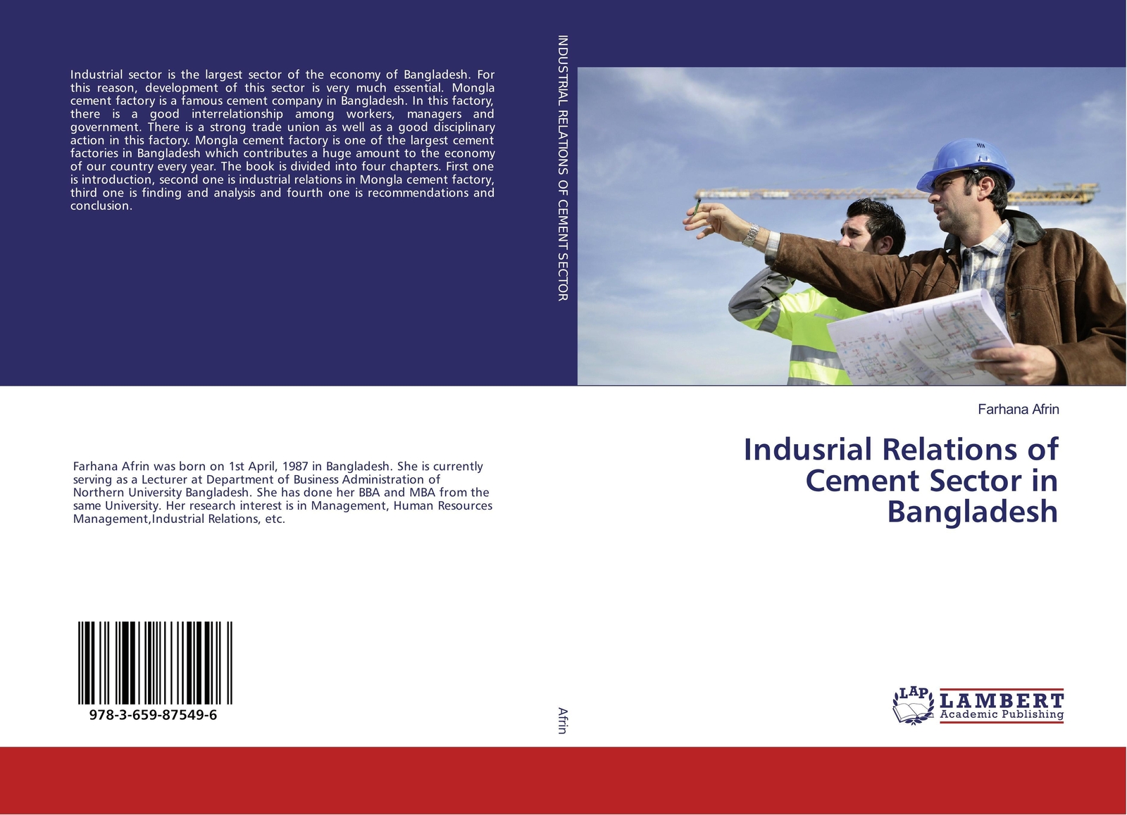 Thumbnail - Farhana Afrin | Indusrial Relations Of Cement Sector In Bangladesh |