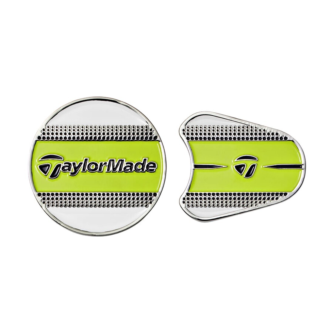 Taylor Made　マーカー TaylorMade Stripe Twin Ball Marker Set - Lime Green: Genuine