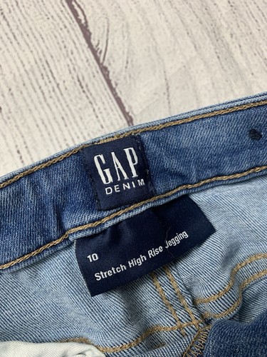 Gap Denim Stretch High Rise Jegging Girls 10 Blue Skinny Jeans - Picture 5 of 5