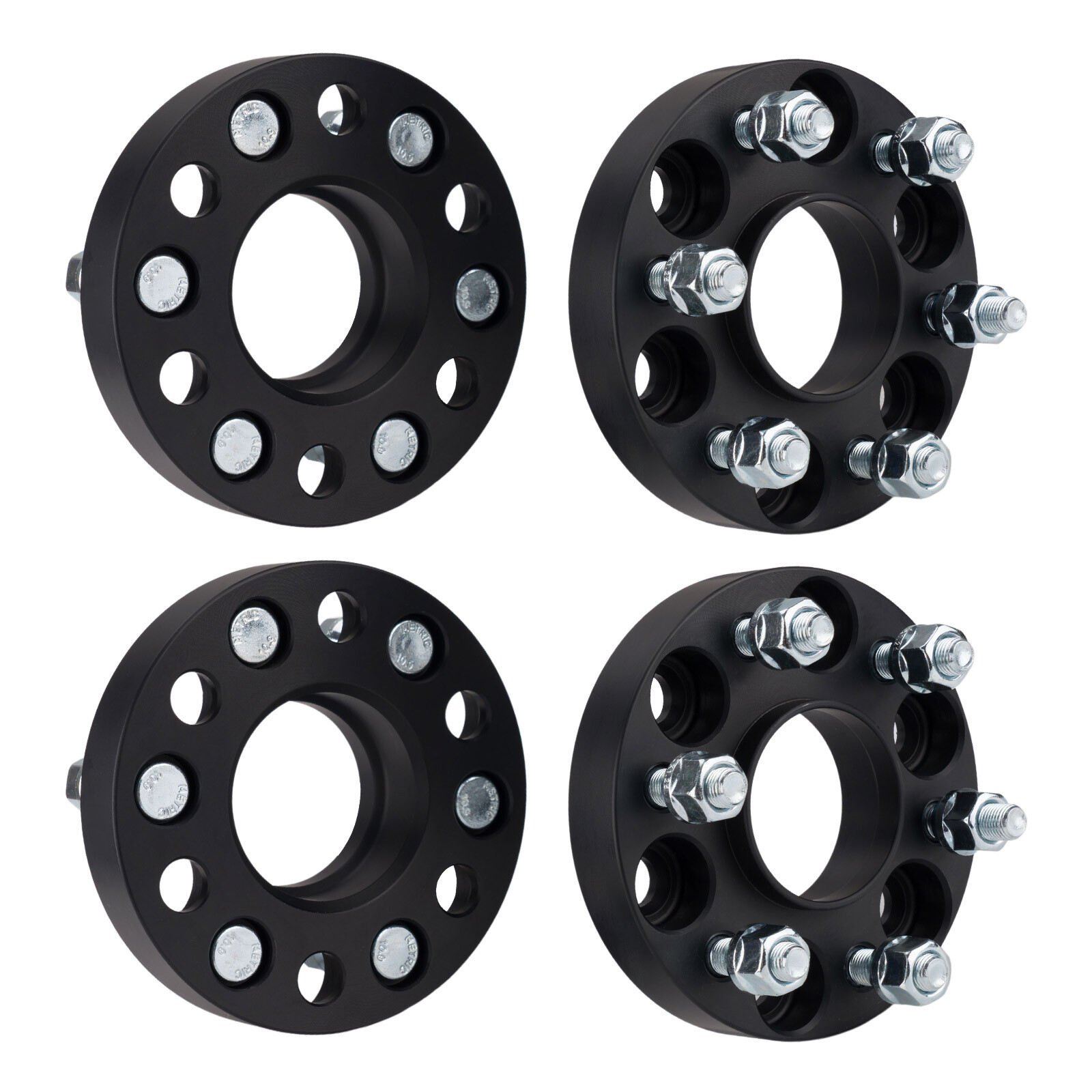 4Pcs 1" 6x4.5 Hubcentric Wheel Spacers 12x1.25 Fits Nissan Frontier