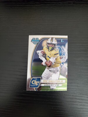 Eric Singleton Jr. - 2024 Bowman Chrome University Football 1st Bowman Base #71