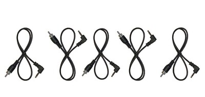 5) Pack of 3.5mm TS Effects Pedal DC Power Cables for CIOKS Power