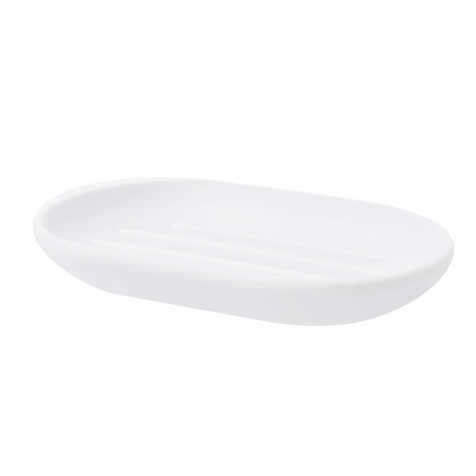 Umbra Touch Dish for Bathroom-Contemporary, Practical Molded Oval Soap Bar - Image 3 of 4
