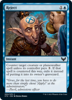 x4 Reject C MTG Strixhaven: School of Mages M/NM, English