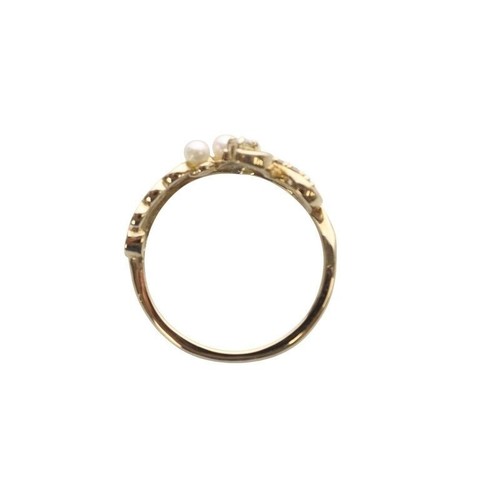 Sailor Moon x Samantha Tiara Princess Serenity Motiv Ring Größe 5 K10 Gold - Bild 4 von 8